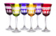 Набор бокалов для вина Cristal de Paris Мирей 220 мл, 6 шт, 6 цветов
