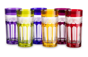 Набор стаканов для воды Cristal de Paris Мирей 360 мл, 6 шт, 6 цветов