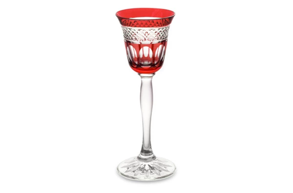 Набор рюмок для водки Cristal de Paris Мирей 60 мл, 6 шт, 6 цветов