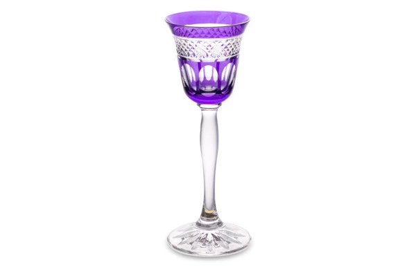 Набор рюмок для водки Cristal de Paris Мирей 60 мл, 6 шт, 6 цветов