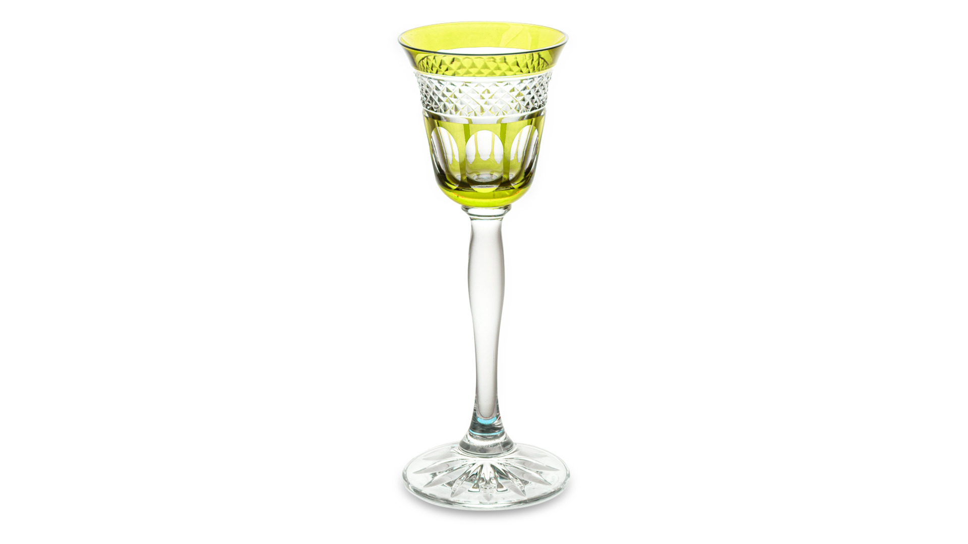 Набор рюмок для водки Cristal de Paris Мирей 60 мл, 6 шт, 6 цветов