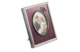Рамка для фото Русские самоцветы, латунь 18,5х21,7 см, фиолетовая