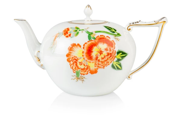 Сервиз Тет-а-тет Meissen Форма И, цветочный орнамент,ЭПБёрнер на 2 персоны 8 предметов, фарфор