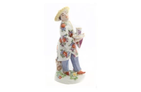 Фигурка Meissen 16 см Японец с подносом