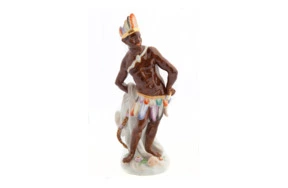 Фигурка Meissen 17 см Мавр, И-ИКендлер, 1759 г, пара к 67040