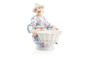 Фигурка Meissen 20см Японец с ракушкой (лим.вып.24/50, 2009г) (И.-И.Кэндлер, 1737г)