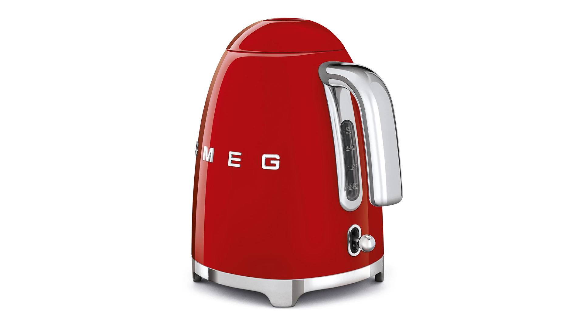 Чайник электрический SMEG KLF03RDEU, 2400 Вт 1,7 л, красный