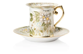 Чашка кофейная с блюдцем Франц Гарднер в Вербилках Гарднеровская Лето