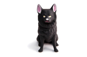 Скульптура 12 см "Собака" "Черная"
