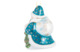Набор елочных украшений Франц Гарднер в Вербилках Дед Мороз и Снегурочка Синие, 2 шт, фарфор твердый