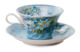 Чашка чайная с блюдцем Франц Гарднер в Вербилках Дыхание Наяды, фарфор твердый