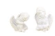 Набор скульптур Франц Гарднер в Вербилках Ангелы Хранители любви Бисквит 13 см, 2 шт, фарфор твердый