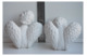 Набор скульптур Франц Гарднер в Вербилках Ангелы Хранители любви Бисквит 13 см, 2 шт, фарфор твердый