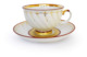 Сервиз чайный Дулевский фарфоровый завод Голубая роза Золотое кольцо на 6 персон 15 предметов, фарфо