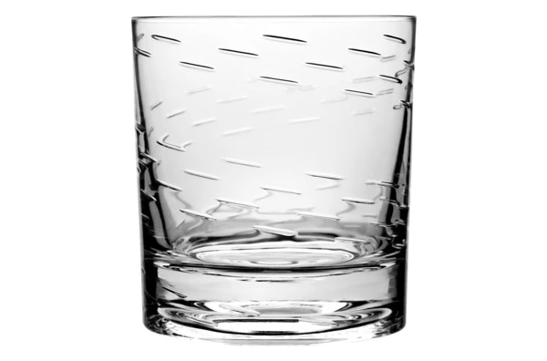 Стакан вращающийся для виски Shtox Линии 320 мл, хрусталь, п/к, 017
