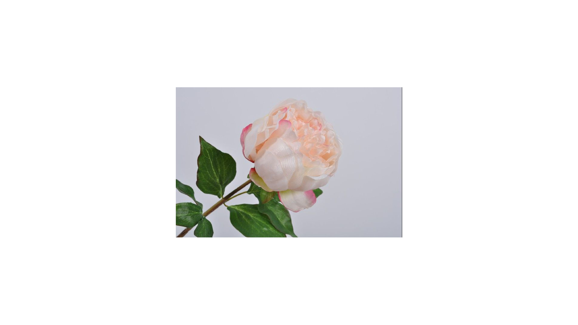 Цветок искусственный Silk-ka "Пион" 58см (розовый)