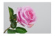 Цветок искусственный Silk-ka "Роза" 46см (розовый)