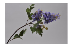 Цветок искусственный Silk-ka "Сирень" 93см (фиолетовая)