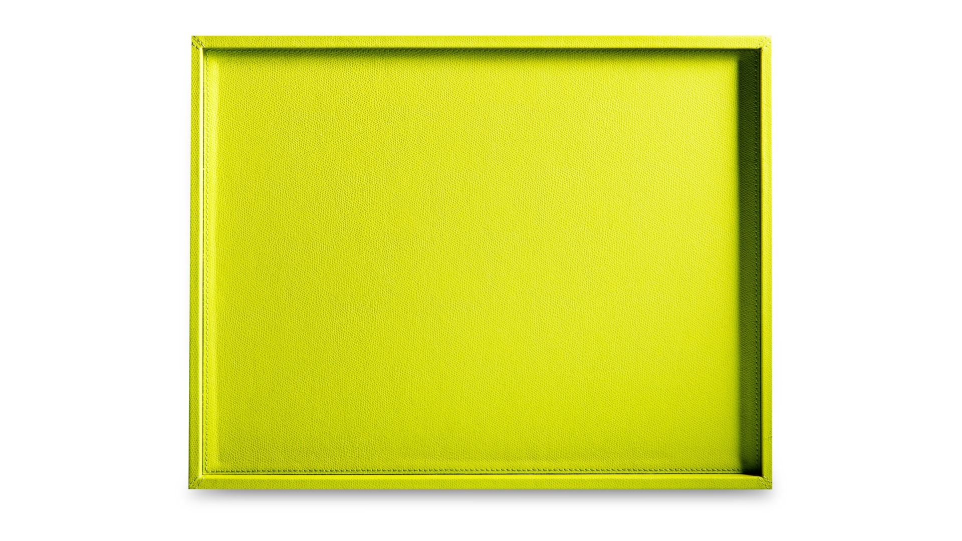 Поднос GioBagnara Тедди 44,5x34,5см, светло-зелёный,капучино принт замша