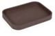 Поднос GioBagnara Поло 27,5х20,5 см, темный шоколад, принт Белладжио