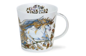 Кружка Dunoon Единорог Кернгорм 480 мл, фарфор костяной