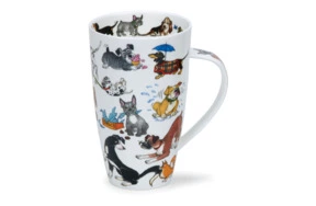 Кружка Dunoon Образ жизни собаки Хенли 600 мл, фарфор костяной