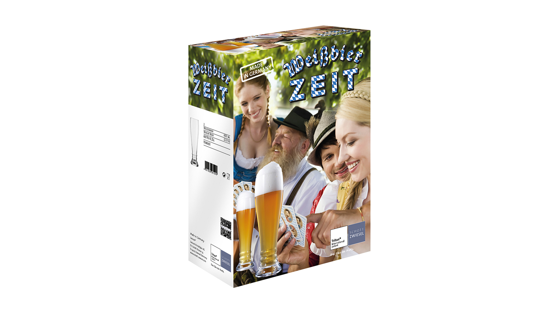 Набор бокалов для пива Zwiesel Glas Бавария 500 мл, 2 шт, п/к