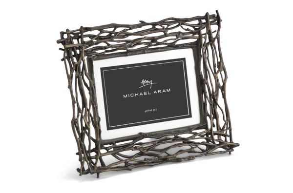 Рамка для фото Michael Aram Ветви 10x15 см, коричневая