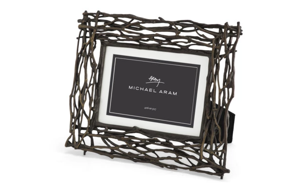 Рамка для фото Michael Aram Ветви 10x15 см, коричневая