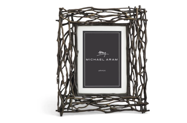 Рамка для фото Michael Aram Ветви 10x15 см, коричневая