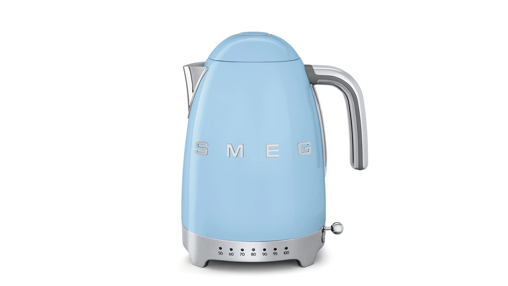 Чайник с регулировкой температуры SMEG KLF04PBEU 1,7 л, голубой