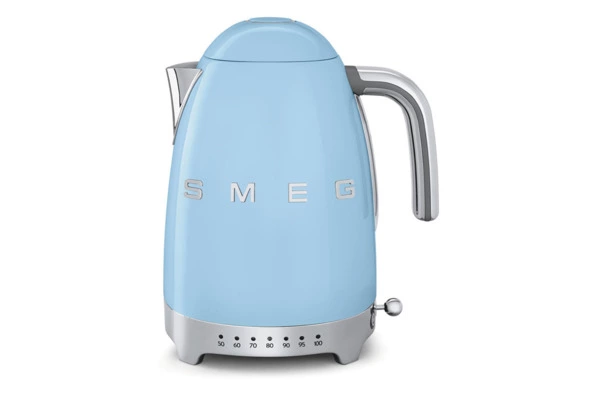 Чайник с регулировкой температуры SMEG KLF04PBEU 1,7 л, голубой