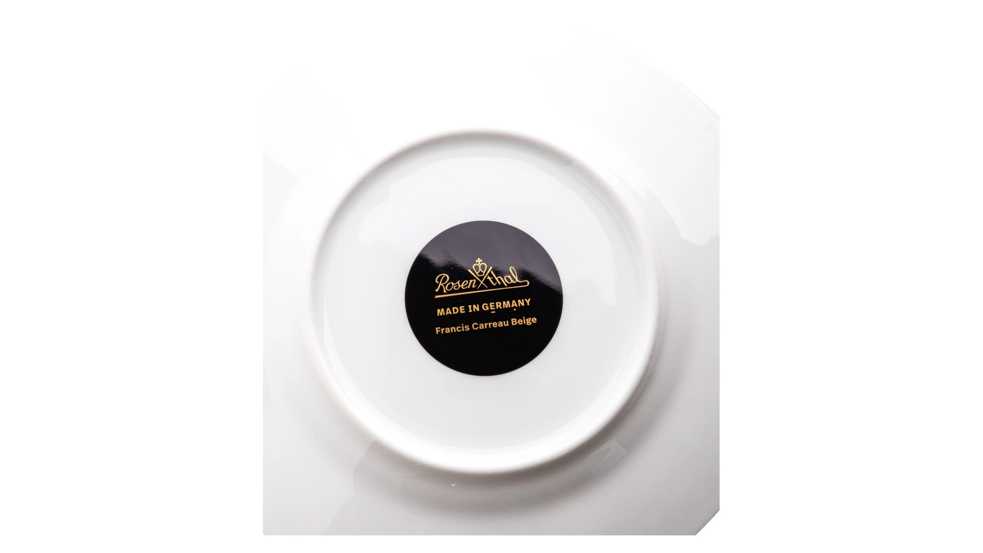 Тарелка десертная Rosenthal Францис Карро Беж 18 см, фарфор