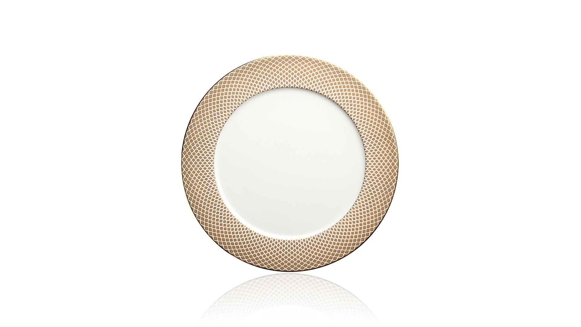 Тарелка подстановочная Rosenthal Францис Карро Беж 33 см, фарфор