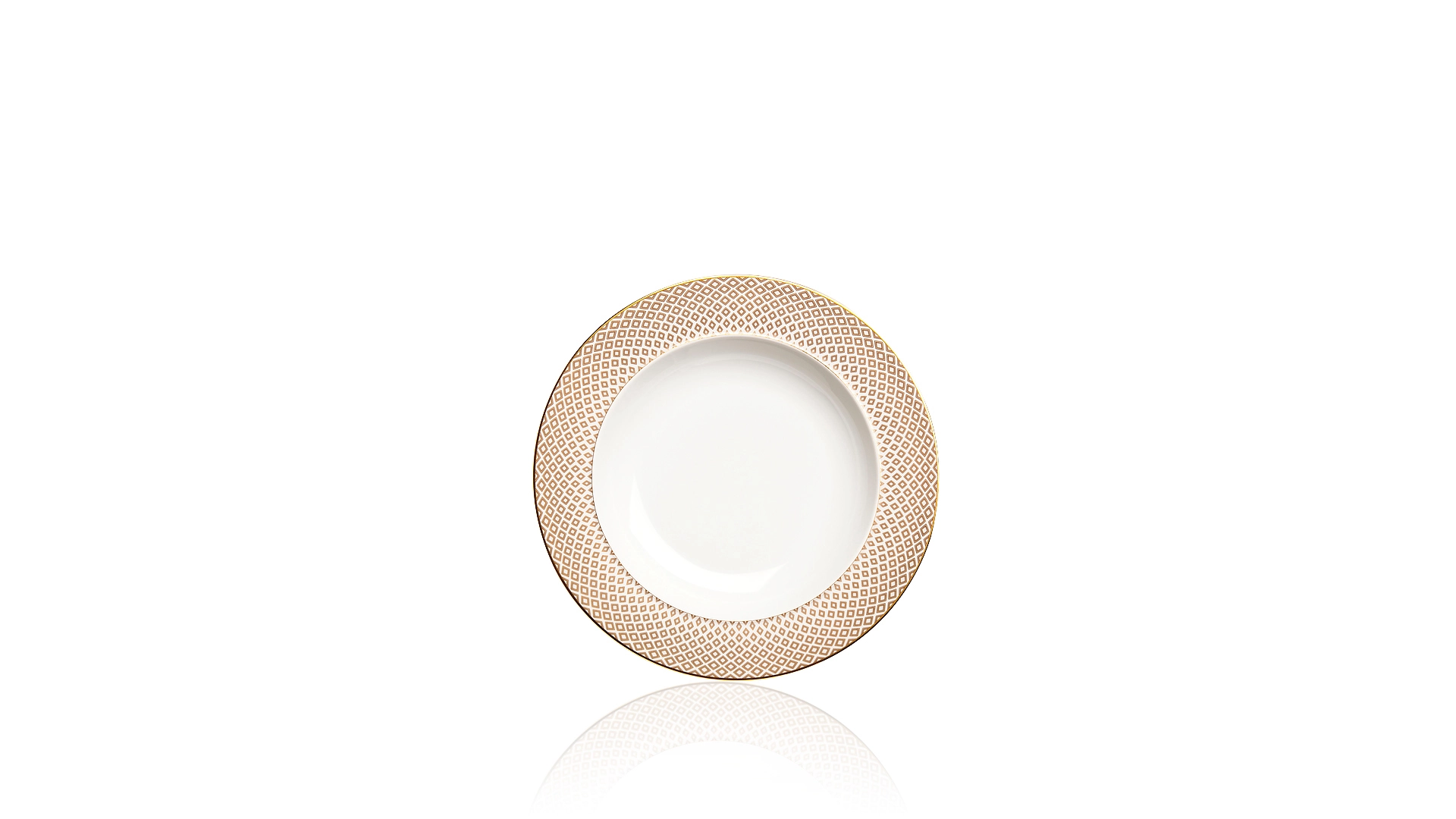 Тарелка суповая Rosenthal Францис Карро Беж 22 см, фарфор
