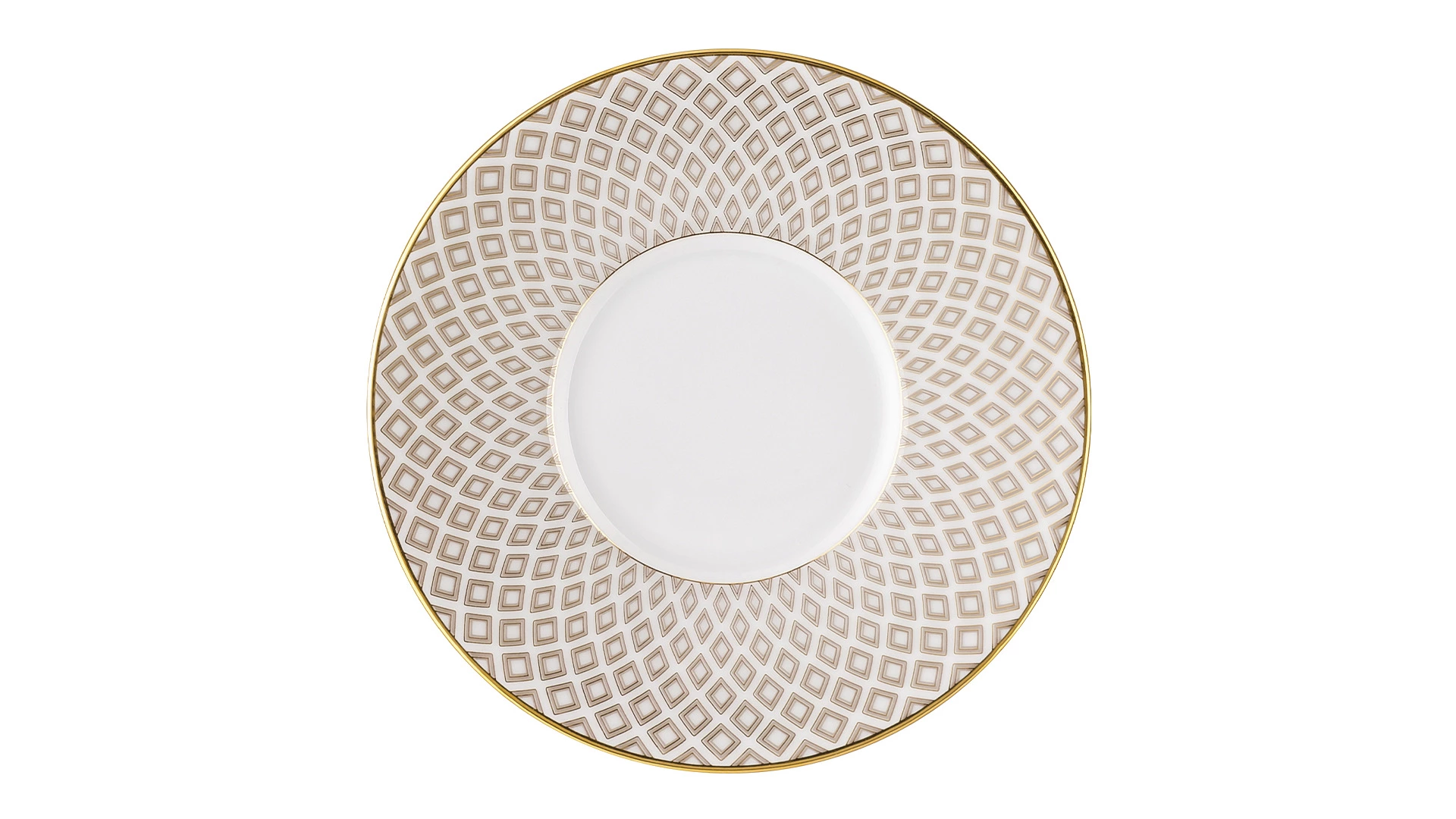 Блюдце к чашке для эспрессо Rosenthal Францис Карро Беж 11 см, фарфор