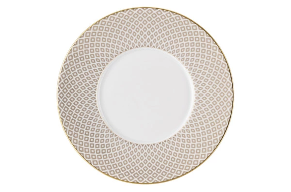 Блюдце для чашки чайно-кофейной Rosenthal Францис Карро Беж 15,5 см, фарфор