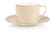 Чашка чайно-кофейная с блюдцем Rosenthal Францис Карро Беж 320мл, фарфор