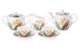 Сервиз чайный Франц Гарднер в Вербилках Горюн-трава на 6 персон 15 предметов, фарфор твердый