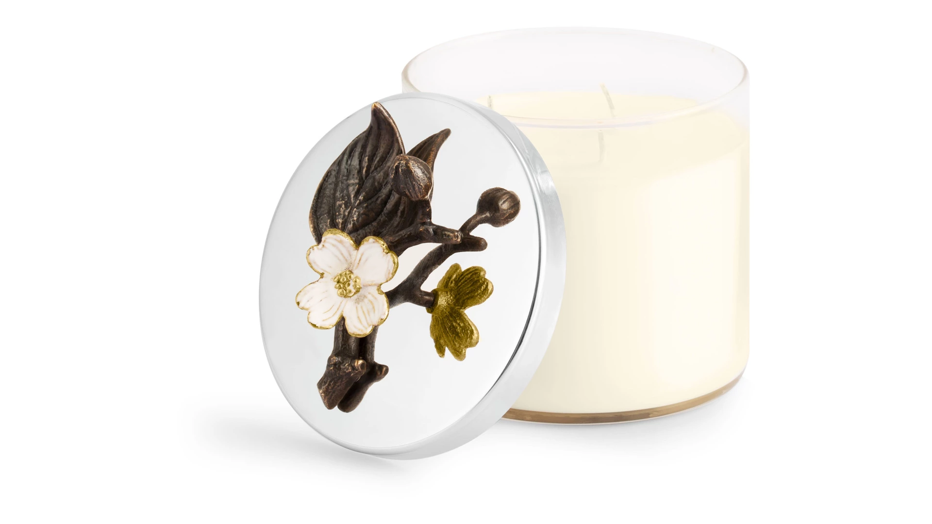 Свеча Michael Aram Цветок кизила 11,5 см, стекло