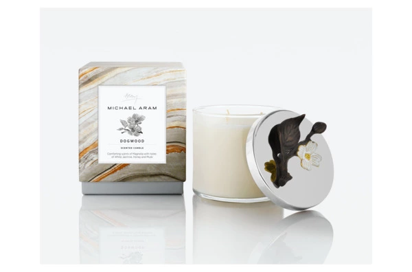 Свеча Michael Aram Цветок кизила 11,5 см, стекло