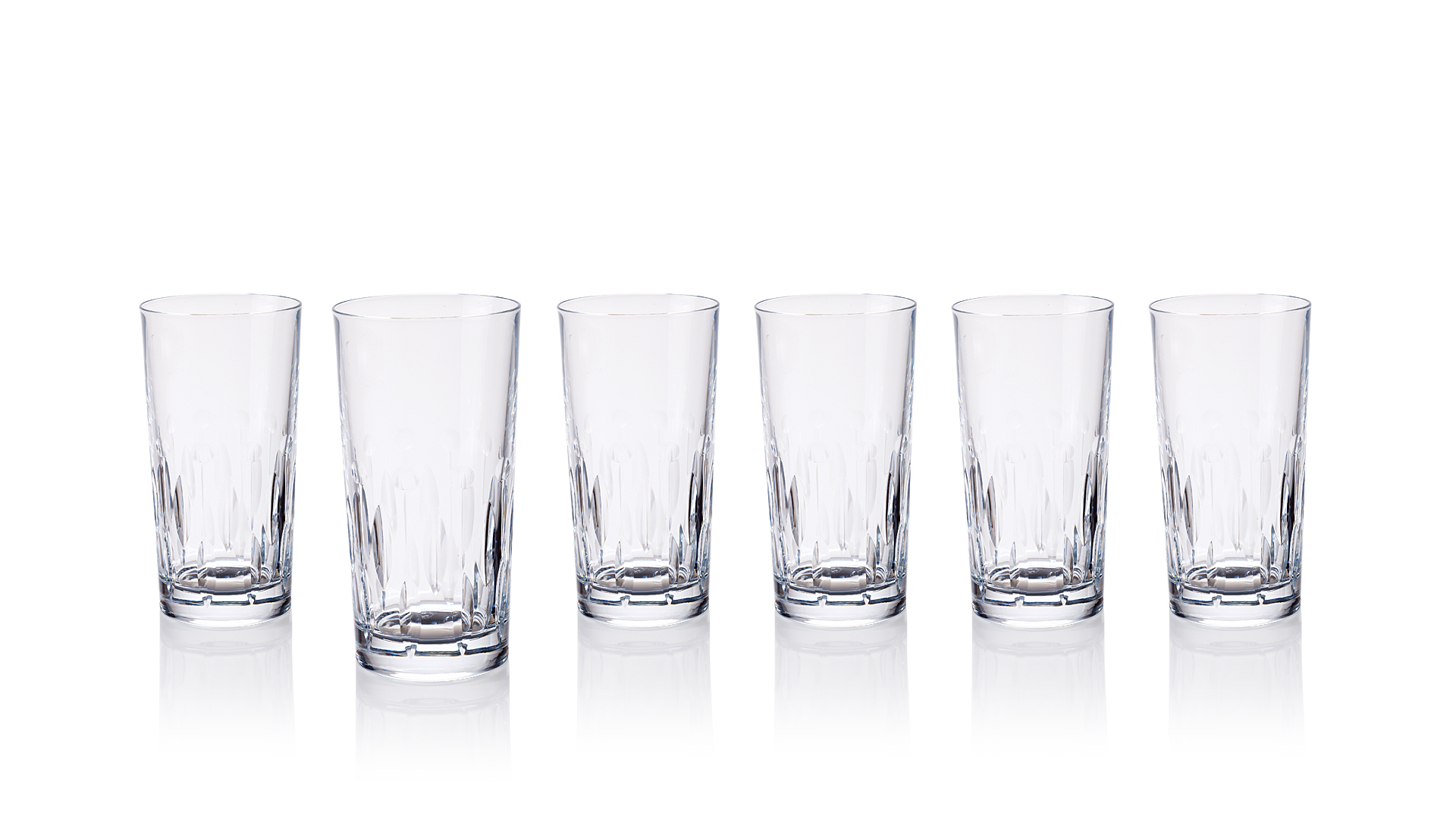 Набор стаканов для воды Cristal de Paris Барселона 360 мл, 6 шт
