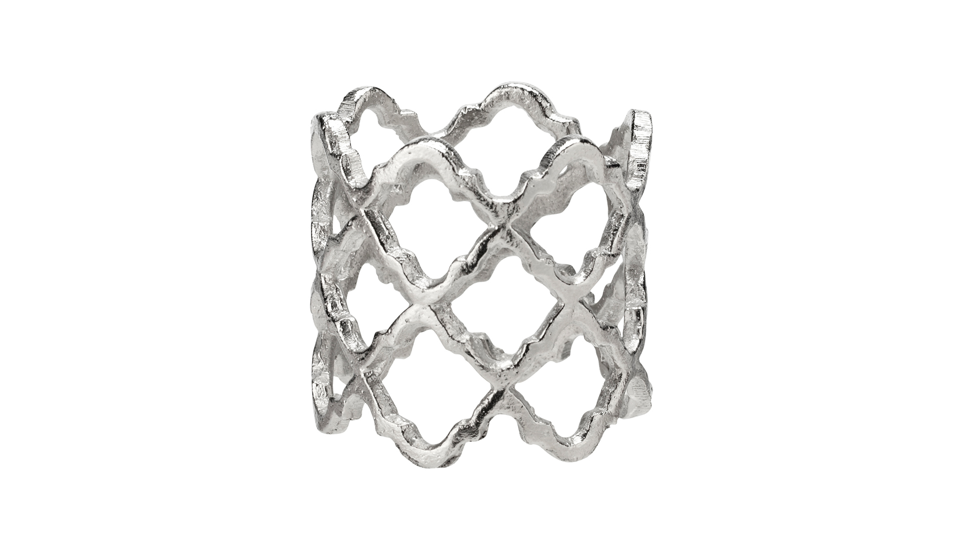 Кольцо для салфетки Harman Решетка 5 см, серебро