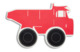 Салфетка подстановочная 30х43см "Грузовик", красный