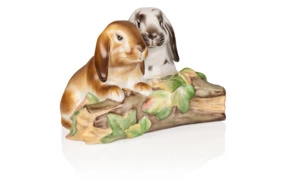 Фигурка Herend 17 см Влюбленные кролики