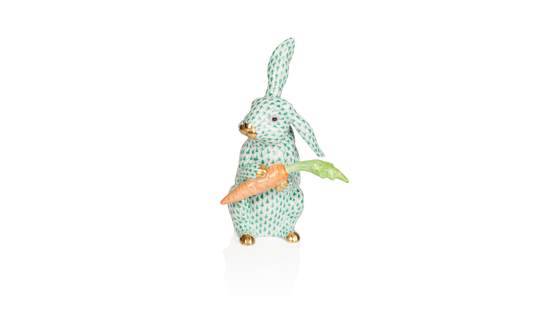 Фигурка Herend Кролик с морковкой 20 см