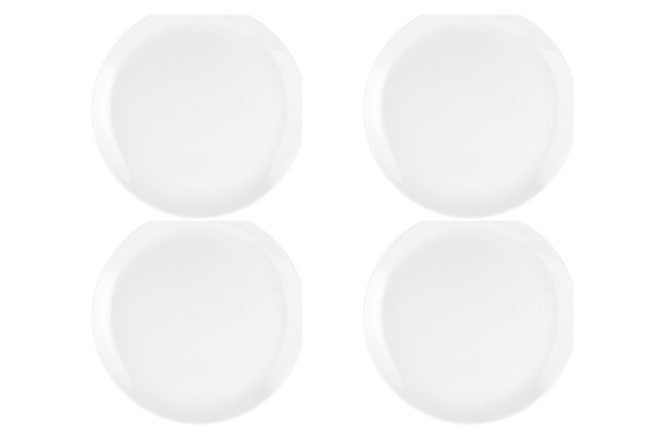 Набор тарелок десертных Portmeirion Выбор Портмейрион 21 см, 4 шт, белый