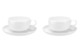 Набор чашек чайных с блюдцем Portmeirion Выбор Портмейрион 250 мл, 2 шт, белый