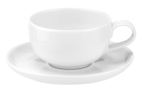 Чашка кофейная с блюдцем Portmeirion Выбор Портмейрион 100 мл, белая