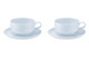 Набор чашек чайных с блюдцем Portmeirion Выбор Портмейрион 340 мл, 2 шт, голубой